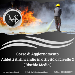 Corso Aggiornamento Antincendio Livello 2 (2-AGG)